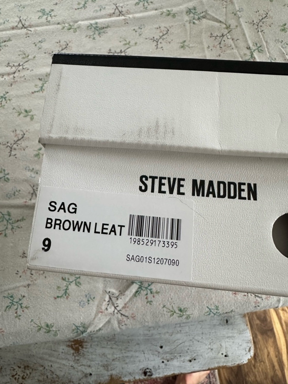 Steve Madden Women’s Dark Brown Leather Boat Loafers - Picture 7 of 8